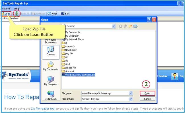 Advanced Zip File Recovery Tool 3.2