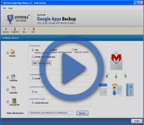 Video of Google Apps Backup Tool